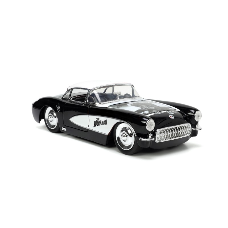 Chevrolet Corvette W/Wolfman Figure HOLLYWOOD RIDES 1957