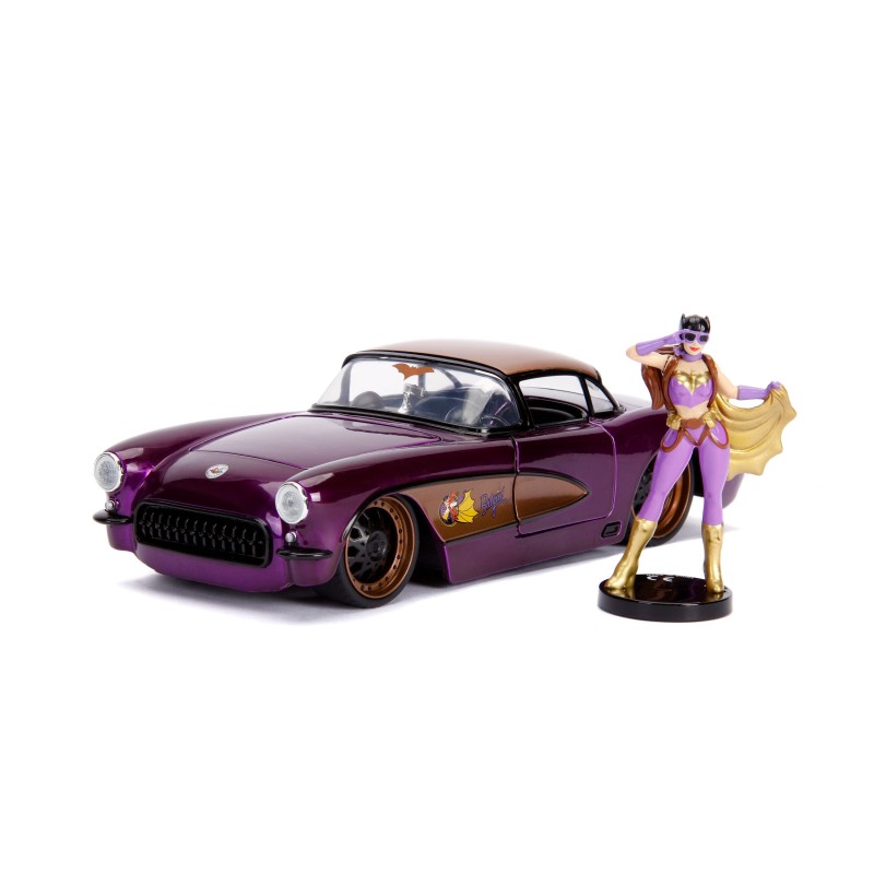 Chevrolet Chevy Corvette W/Batgirl Figure DC COMICS 1957