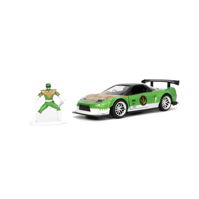 Honda NSX W/Green Ranger figure HOLLYWOOD RIDES 2002