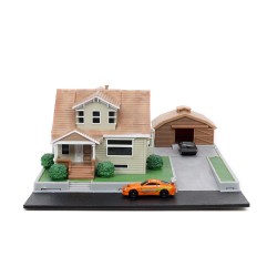 Fast and Furious Dom's House W/2 Vehicles FF