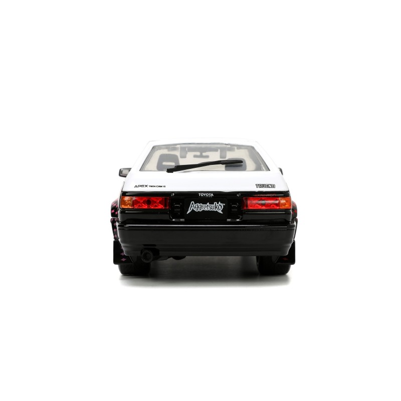 Toyota Trueno (AE86) W/Aggretsuko Figure HOLLYWOOD RIDES 1986