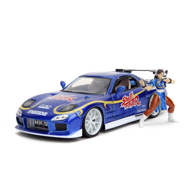 Mazda RX-7 W/Chun-Li Figure HOLLYWOOD RIDES 1993