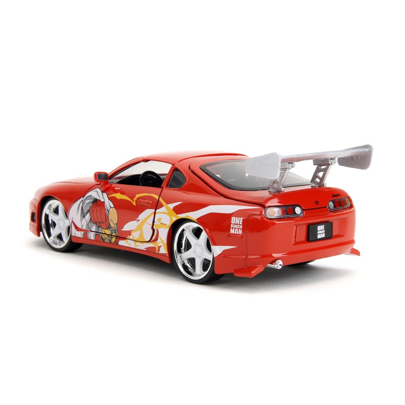 Toyota Supra W/One Punch Man Figure HOLLYWOOD RIDES 1995