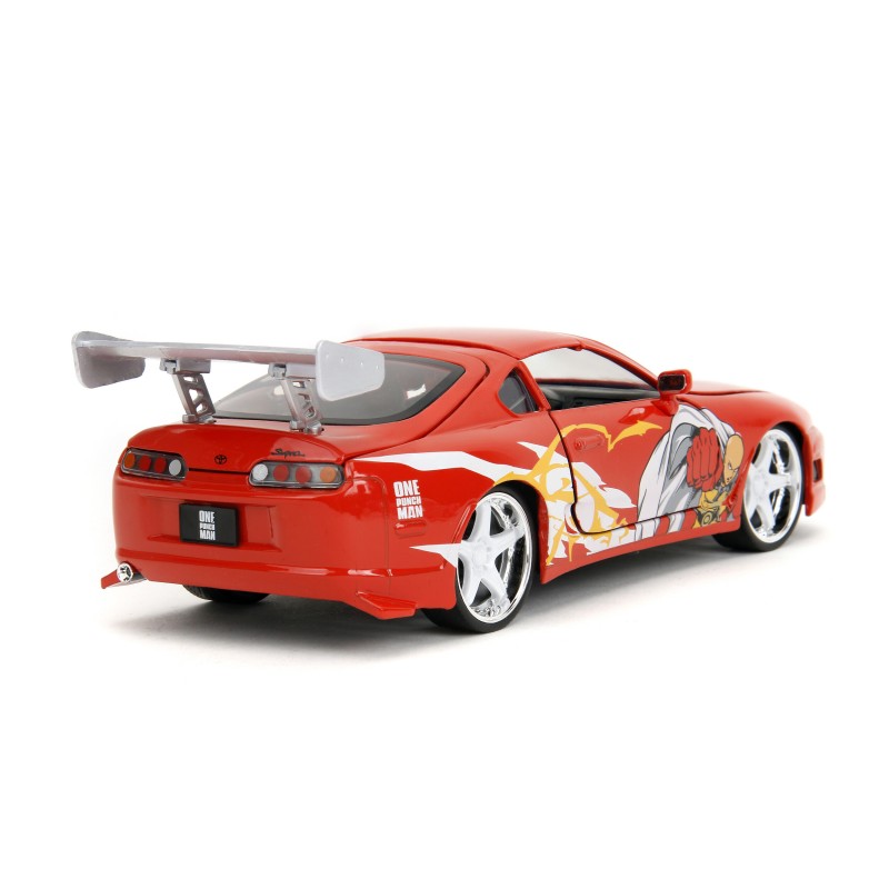 Toyota Supra W/One Punch Man Figure HOLLYWOOD RIDES 1995