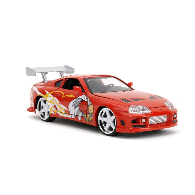 Toyota Supra W/One Punch Man Figure HOLLYWOOD RIDES 1995