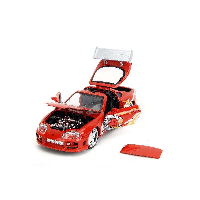 Toyota Supra W/One Punch Man Figure HOLLYWOOD RIDES 1995