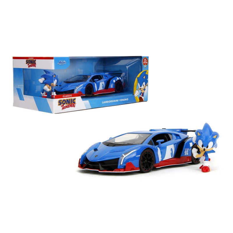 Lamborghini Veneno W/ SONIC Figure HOLLYWOOD RIDES