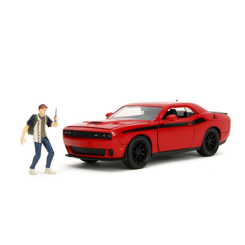 Dodge Challenger THE WALKING DEAD W/Glenn Figure HOLLYWOOD RIDES 2015