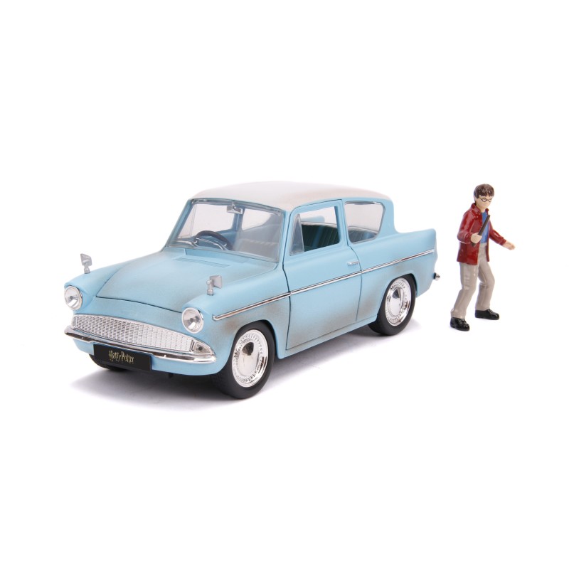Ford Anglia W/Harry Potter Figure HOLLYWOOD RIDES 1959