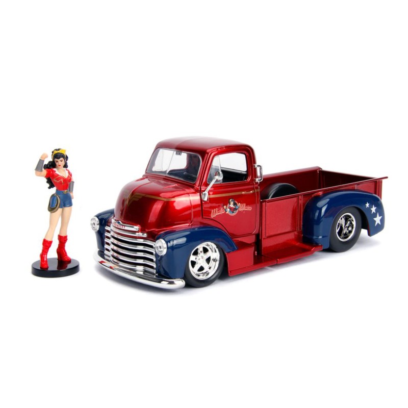 Chevrolet Chevy COE Pick Up W/Wonder Woman Figure DC COMICS 1952