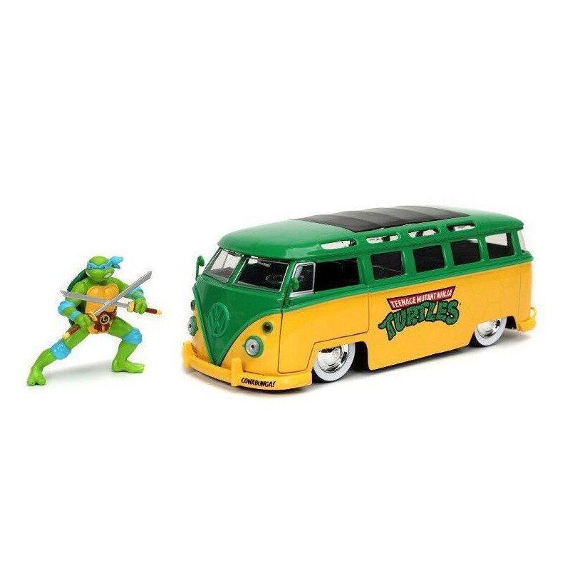 Volkswagen Bus W/Leonardo Figure HOLLYWOOD RIDES 1963