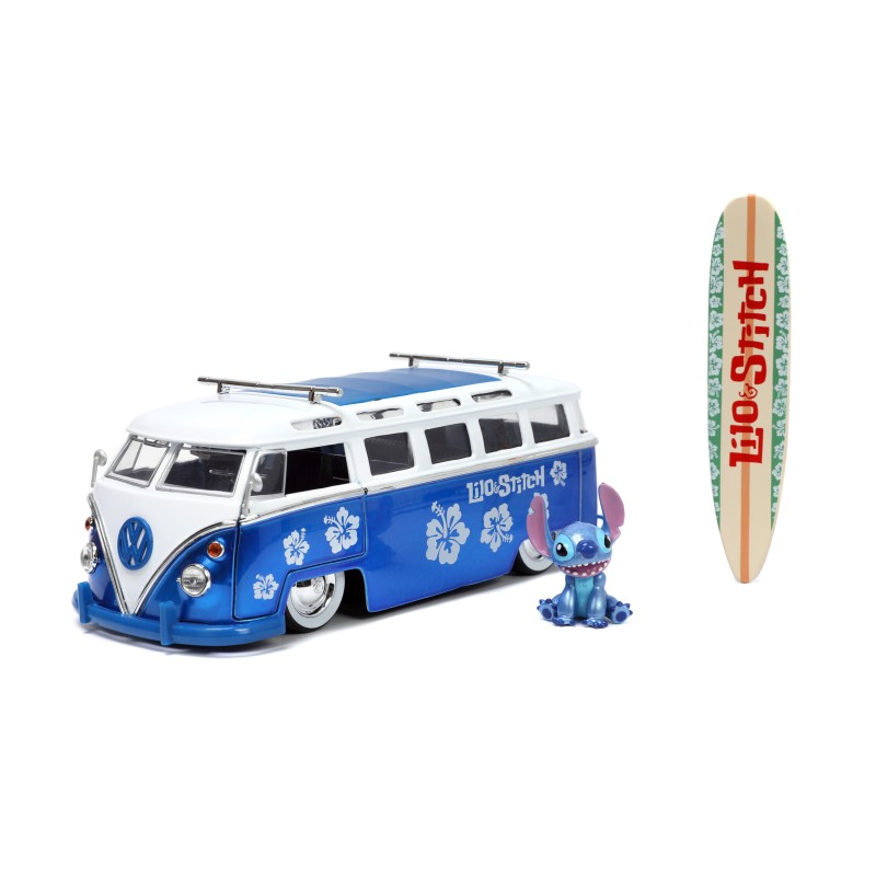 Volkswagen Bus W/ Lilo and Stitch's figure HOLLYWOOD RIDES 1962 Volkswagen Bus W/ Lilo and Stitch's figure HOLLYWOOD RIDES 1962