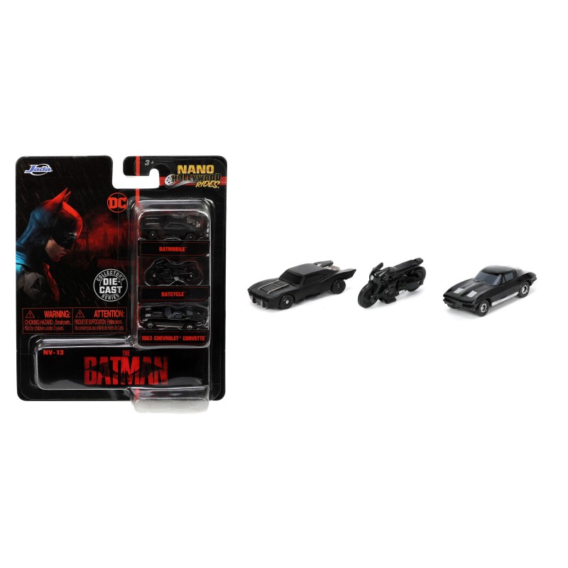The Batman 3 car set DC COMICS