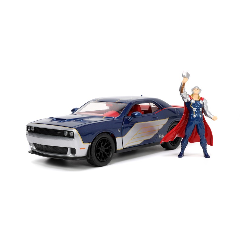 Dodge Challenger SRT Hellcat W/Thor Figure MARVEL 2015